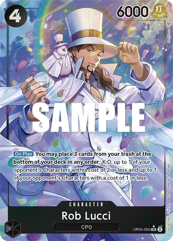 OP05-093, SR, Rob Lucci (Alternate Art)