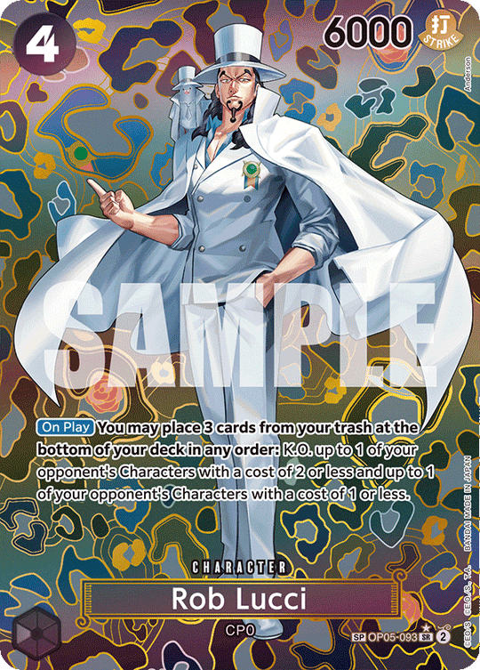OP05-093, SR, Rob Lucci (Special Rare)