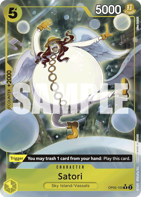 OP05-105, R, Satori (Reprint) (Alternate Art)