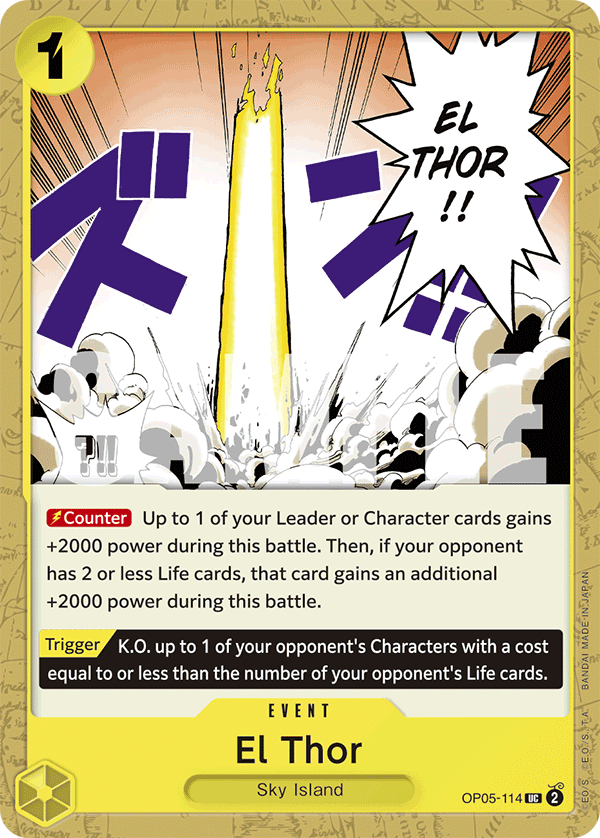 OP05-114, UC, El Thor (Reprint)
