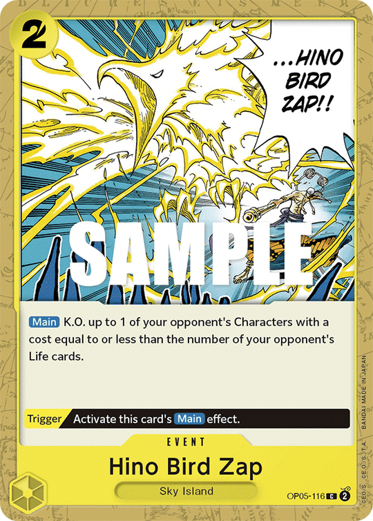 OP05-116, C, Hino Bird Zap