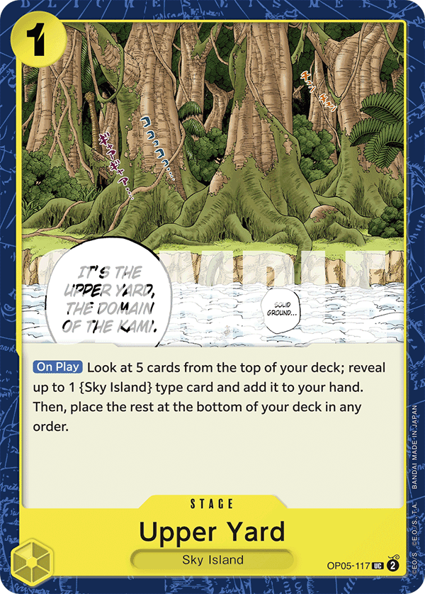 OP05-117, UC, Upper Yard (Reprint)