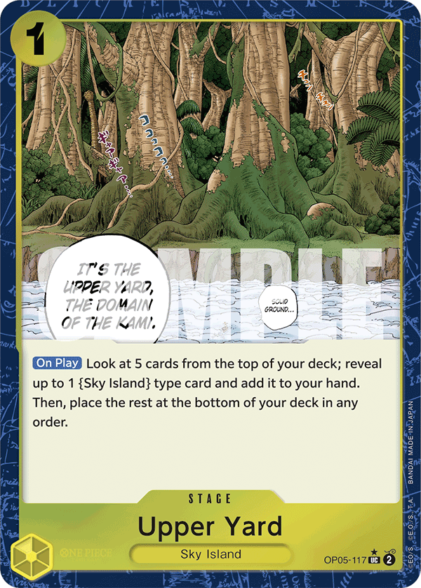OP05-117, UC, Upper Yard (Reprint) (Alternate Art)