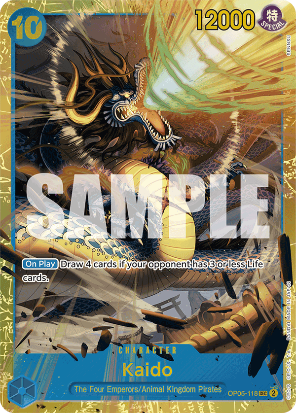 OP05-118, SEC, Kaido (Reprint)