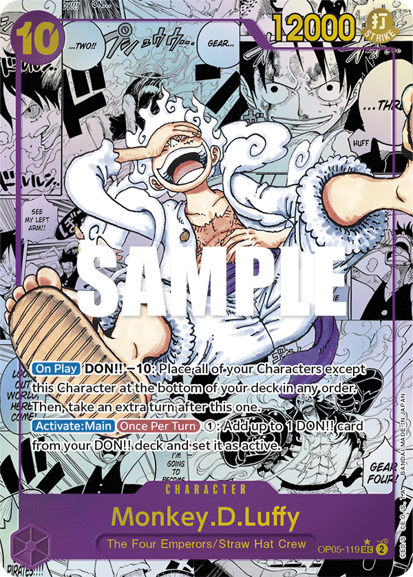 OP05-119, SEC, Monkey.D.Luffy (Manga Rare)