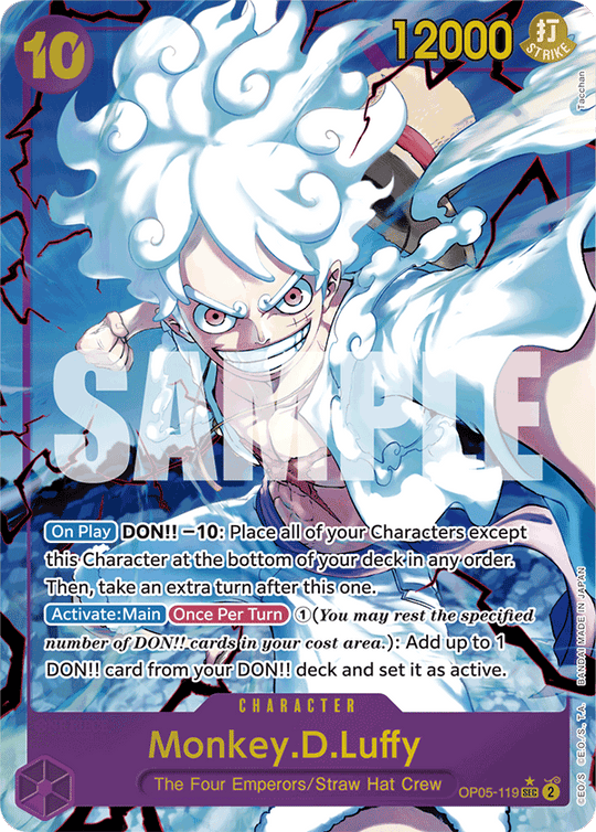 OP05-119, SEC, Monkey.D.Luffy (Reprint) (Alternate Art)