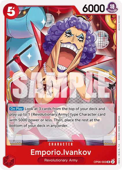 OP06-003, UC, Emporio.Ivankov
