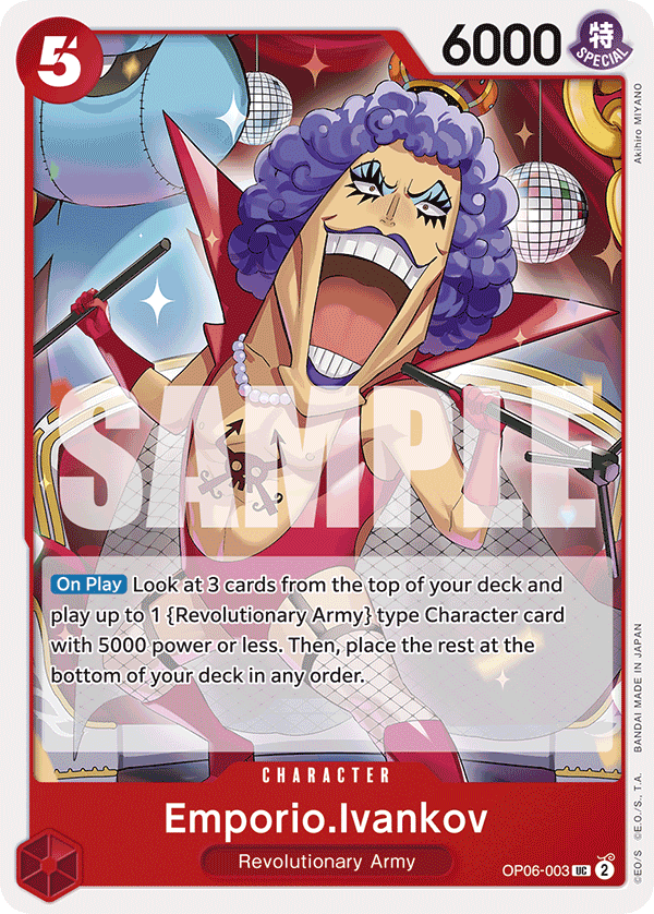 OP06-003, UC, Emporio.Ivankov (Reprint)