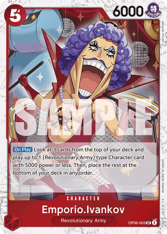 OP06-003, UC, Emporio.Ivankov (Reprint) (Foil)