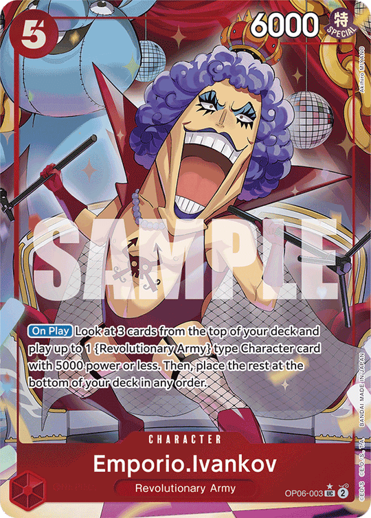 OP06-003, UC, Emporio.Ivankov (Reprint) (Alternate Art)
