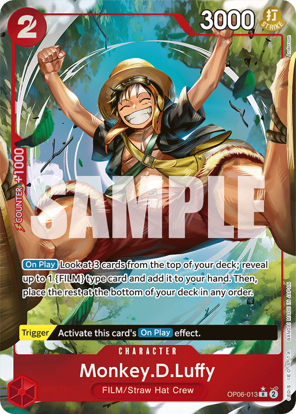 OP06-013, R, Monkey.D.Luffy (Alternate Art)