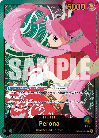 OP06-021, L, Perona (EB02 Alternate Art)