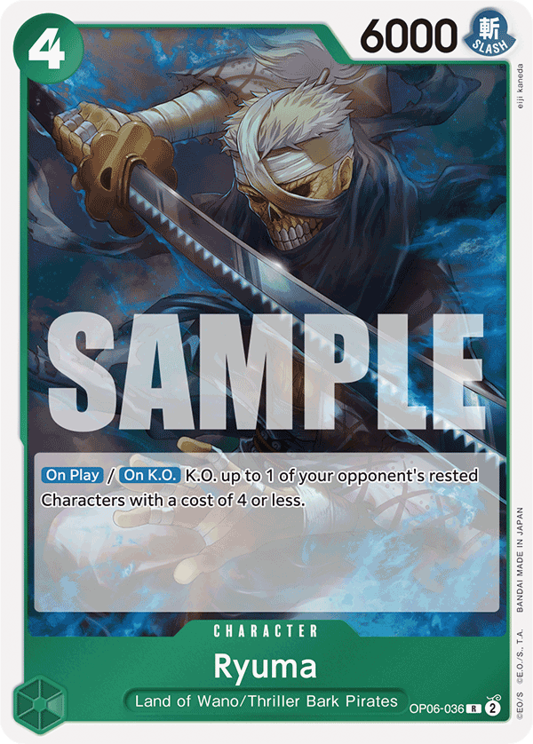 OP06-036, R, Ryuma (Reprint)