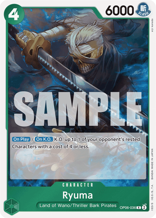 OP06-036, R, Ryuma (Reprint)