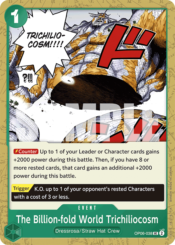 OP06-038, UC, The Billion-fold World Trichiliocosm (Reprint)