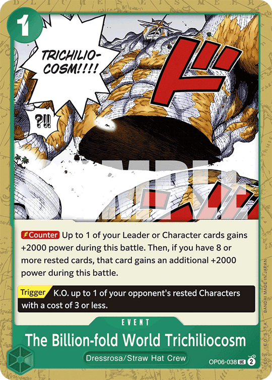 OP06-038, UC, The Billion-fold World Trichiliocosm (Reprint)