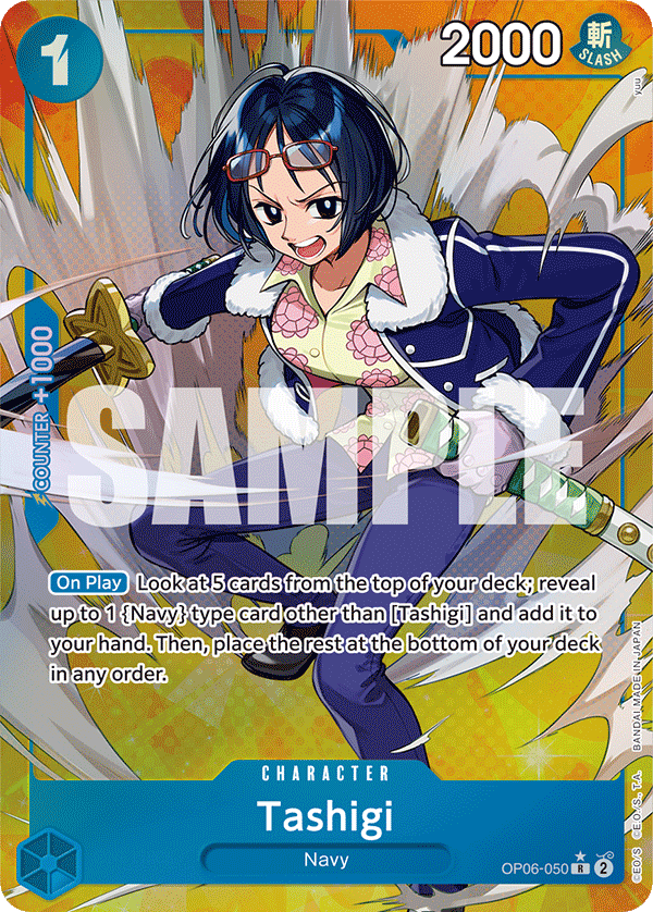 OP06-050, R, Tashigi (Alternate Art)