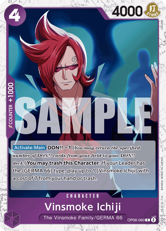 OP06-060, C, Vinsmoke Ichiji (Reprint) (Foil)