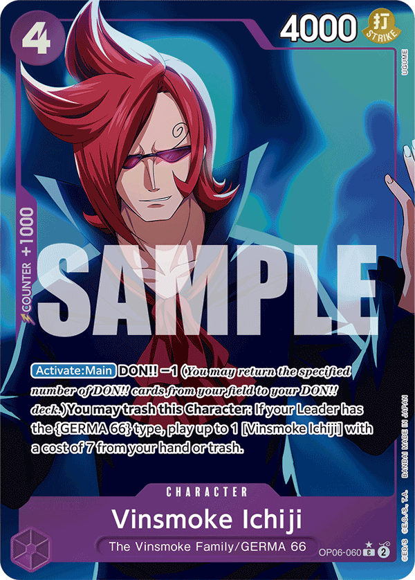 OP06-060, C, Vinsmoke Ichiji (Reprint) (Alternate Art)