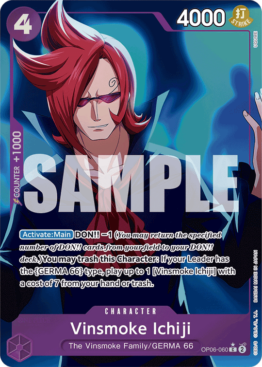 OP06-060, C, Vinsmoke Ichiji (Reprint) (Alternate Art)