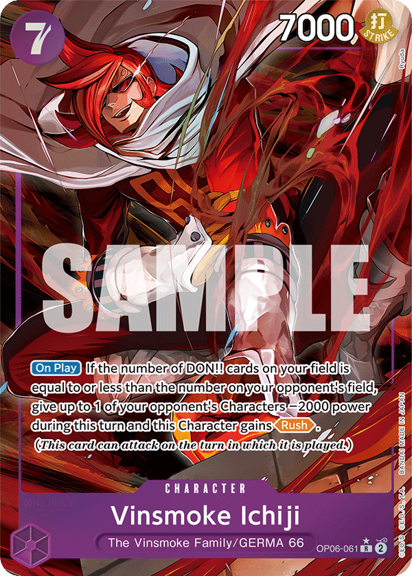 OP06-061, R, Vinsmoke Ichiji (Alternate Art)