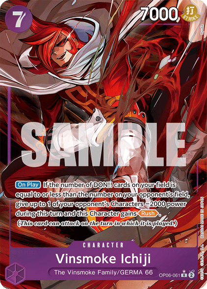 OP06-061, R, Vinsmoke Ichiji (Alternate Art)