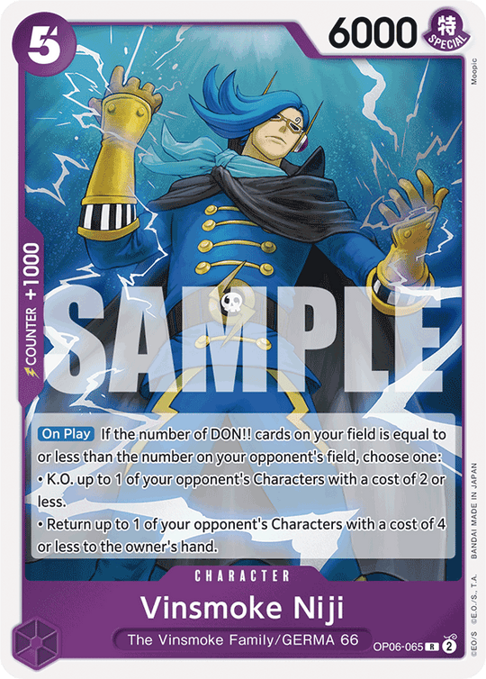 OP06-065, R, Vinsmoke Niji (Reprint)