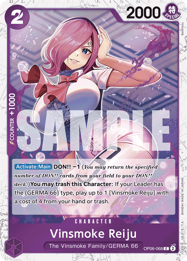 OP06-068, C, Vinsmoke Reiju (Reprint) (Foil)