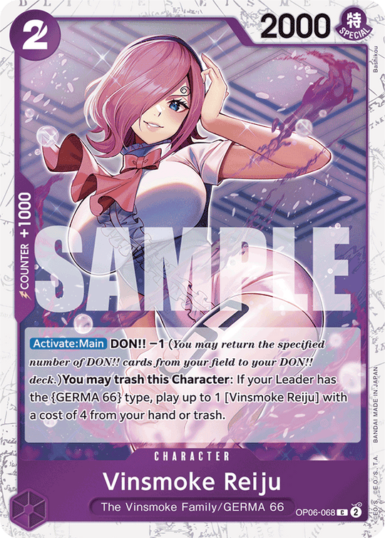 OP06-068, C, Vinsmoke Reiju (Reprint) (Foil)