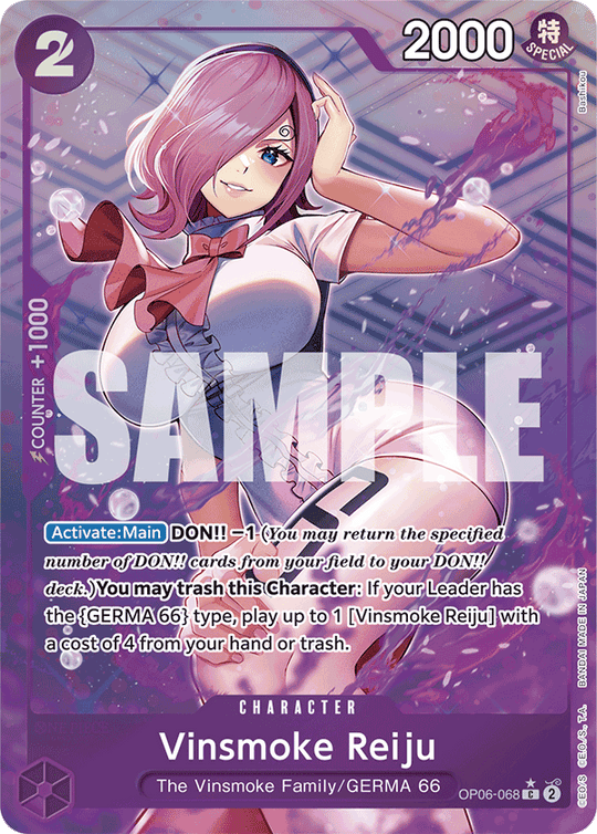 OP06-068, C, Vinsmoke Reiju (Reprint) (Alternate Art)