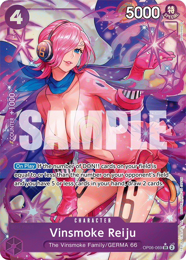 OP06-069, SR, Vinsmoke Reiju (Alternate Art)