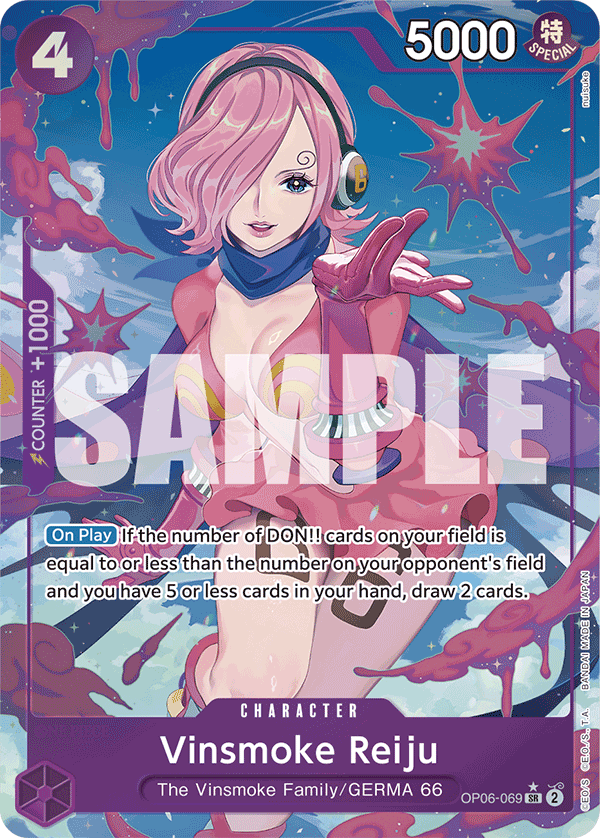 OP06-069, SR, Vinsmoke Reiju (Reprint) (Alternate Art)