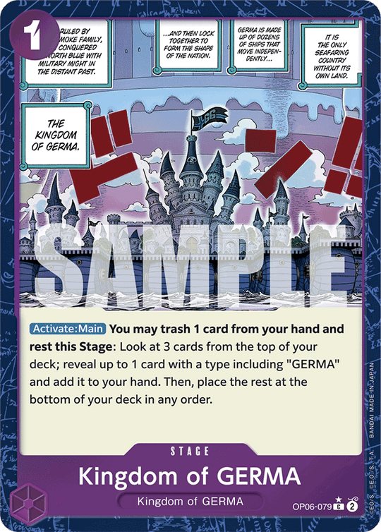 OP06-079, C, Kingdom of GERMA (Reprint) (Alternate Art)