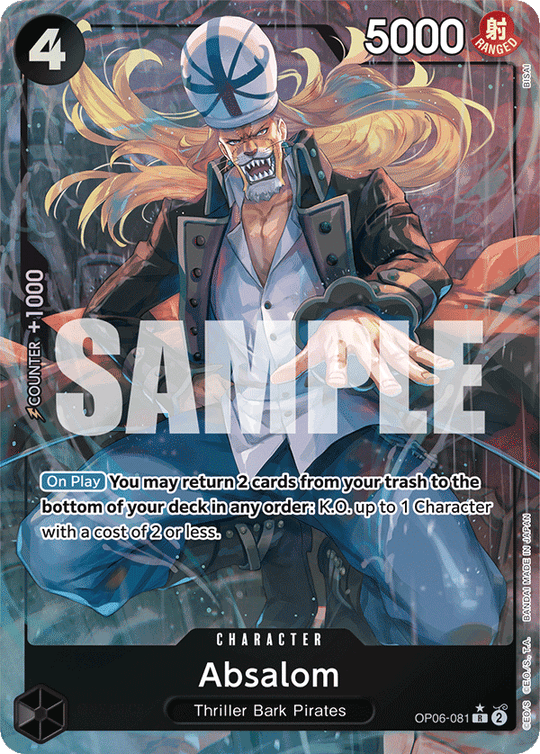 OP06-081, R, Absalom (Alternate Art)