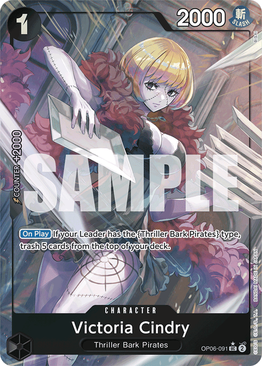 OP06-091, UC, Victoria Cindry (Reprint) (Alternate Art)