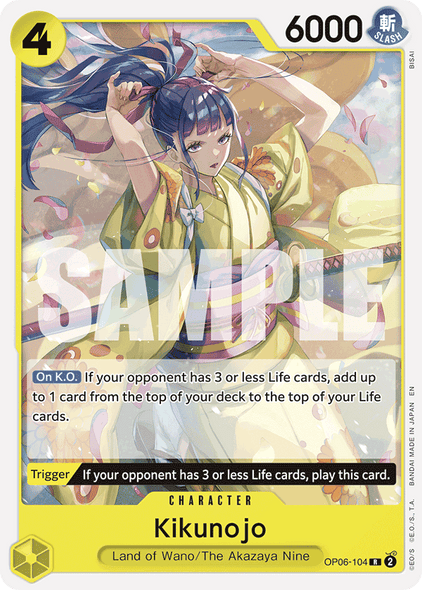 OP06-104, R, Kikunojo (ST28)