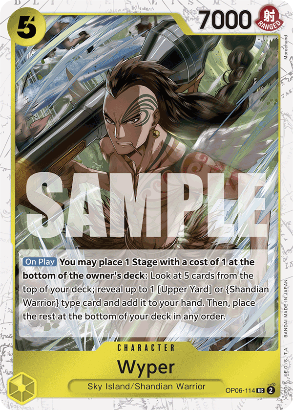 OP06-114, UC, Wyper (Reprint) (Foil)