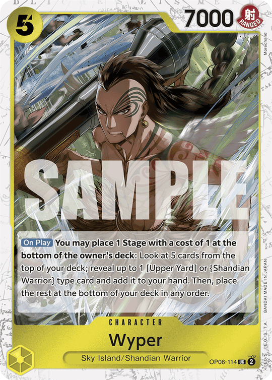 OP06-114, UC, Wyper (Reprint) (Foil)