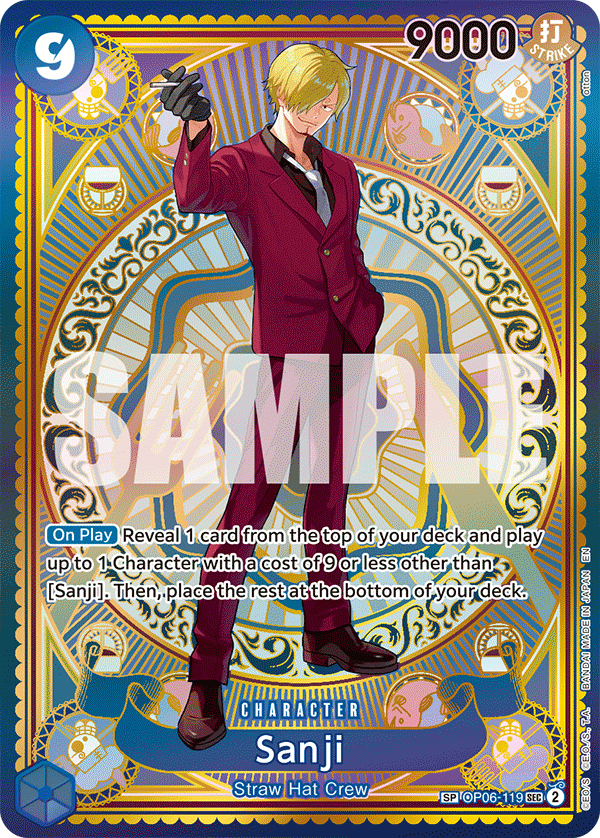 OP06-119, SEC, Sanji (OP11 Special Rare)