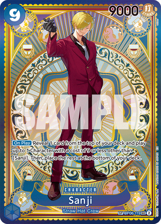 OP06-119, SEC, Sanji (OP11 Special Rare)