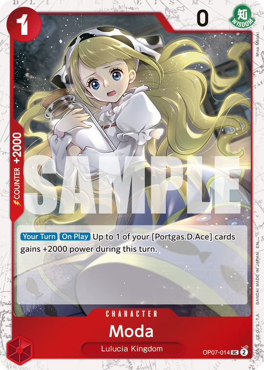 OP07-014, UC, Moda (PRB02 Foil)