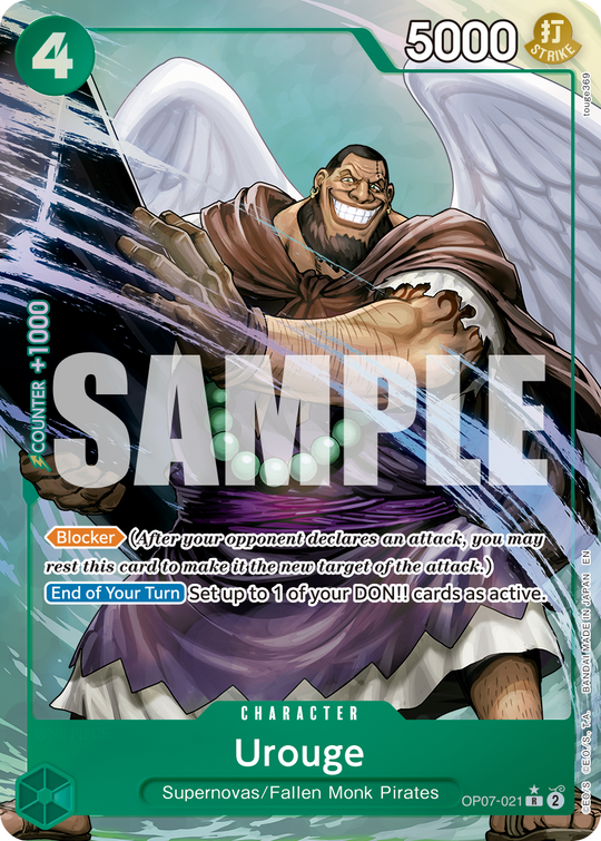 OP07-021, R, Urouge (PRB02 Alternate Art)