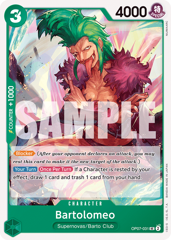 OP07-031, UC, Bartolomeo