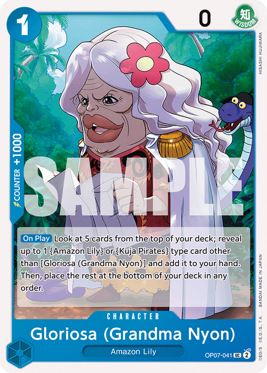 OP07-041, UC, Gloriosa (Grandma Nyon)