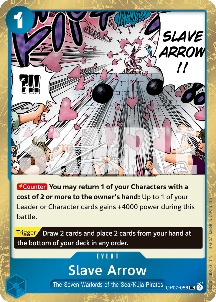 OP07-056, UC, Slave Arrow (PRB02 Foil)