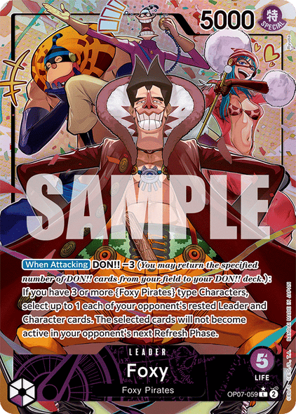 OP07-059, L, Foxy (Alternate Art)