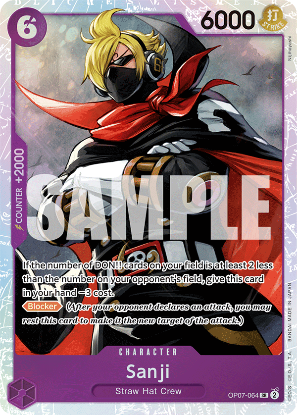 OP07-064, SR, Sanji (PRB02)