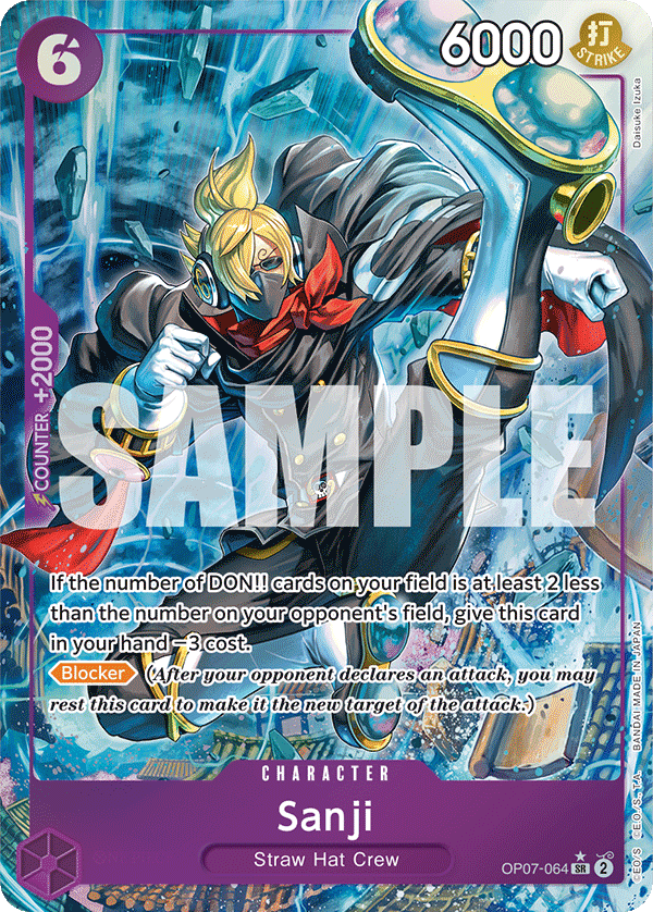 OP07-064, SR, Sanji (Alternate Art)