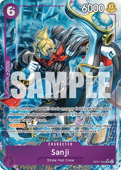 OP07-064, SR, Sanji (Alternate Art)