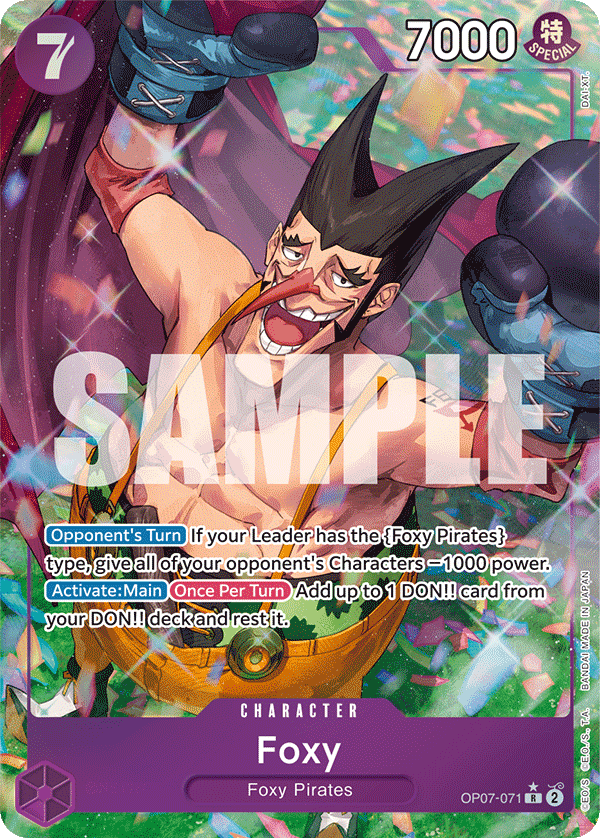 OP07-071, R, Foxy (Alternate Art)